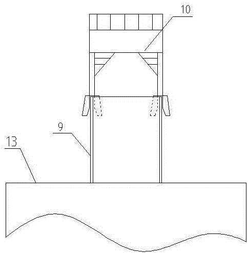 Double-ship counter-pulling positioning method of breakwater barrel type component