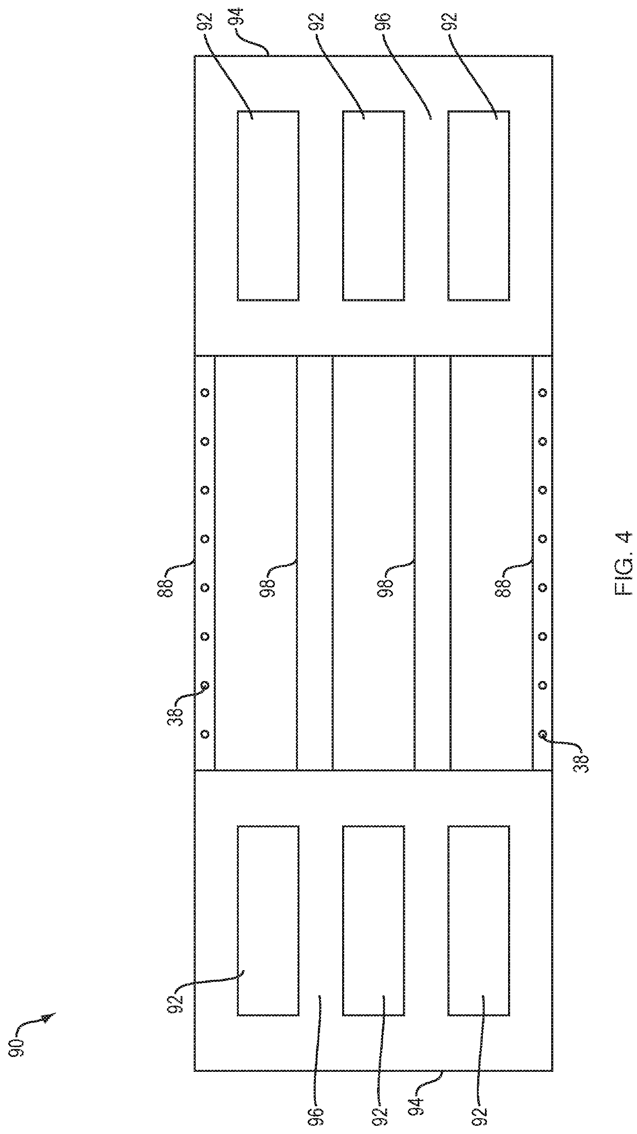 Single Use Container Including a Collapsible Baffle Having Channels