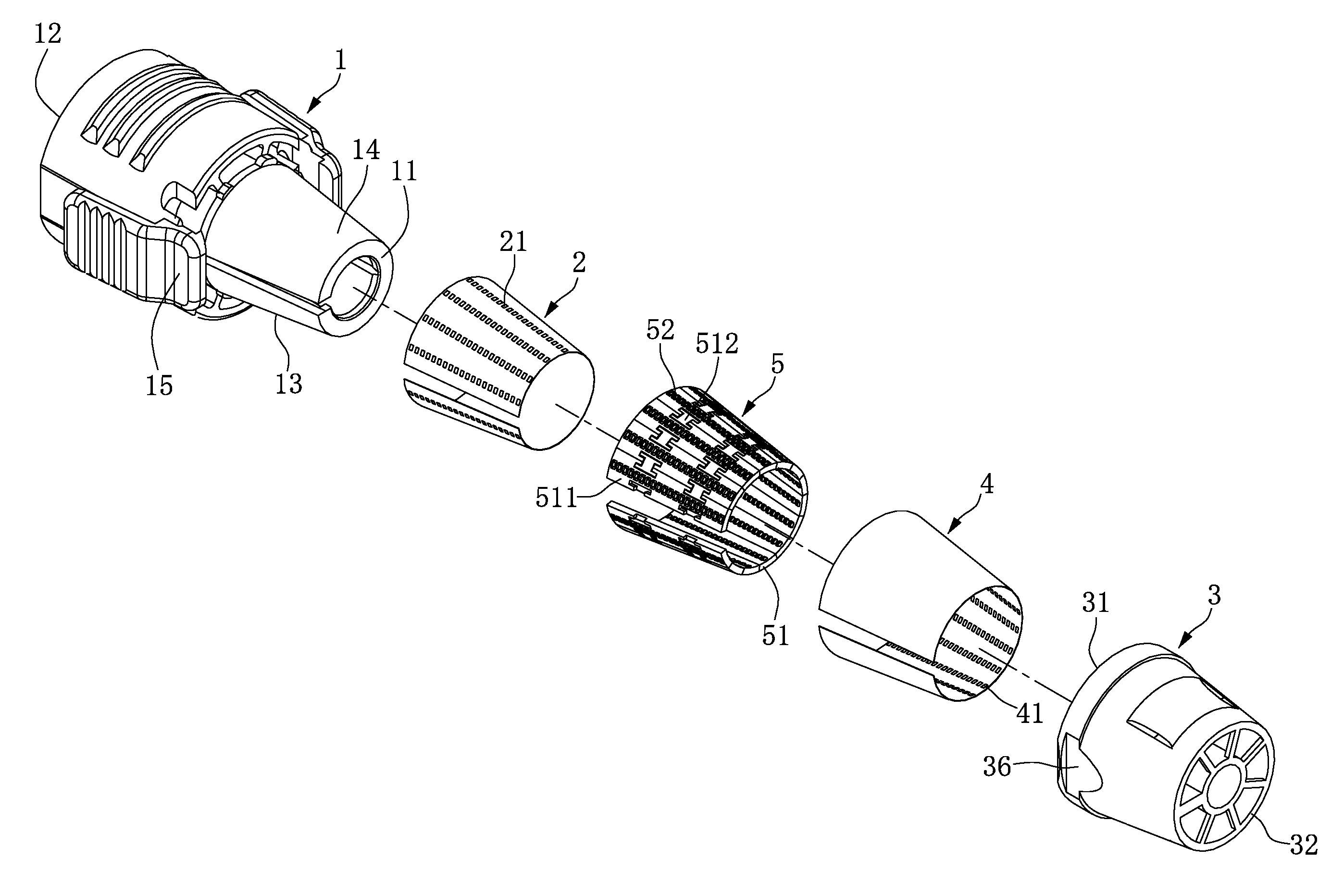 Connector with high contact density