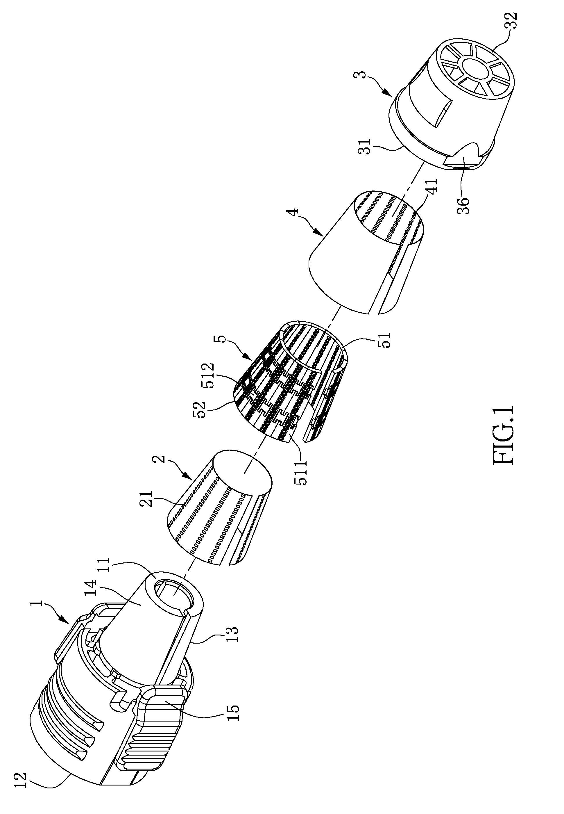 Connector with high contact density
