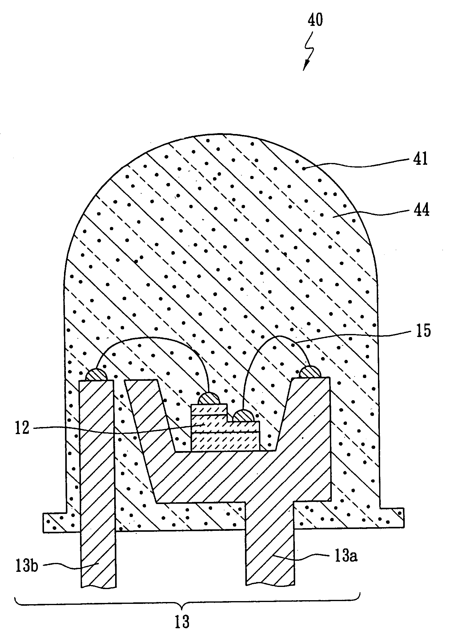 Light apparatus capable of emitting light of multiple wavelengths using nanometer fluorescent material, light device and manufacturing method thereof