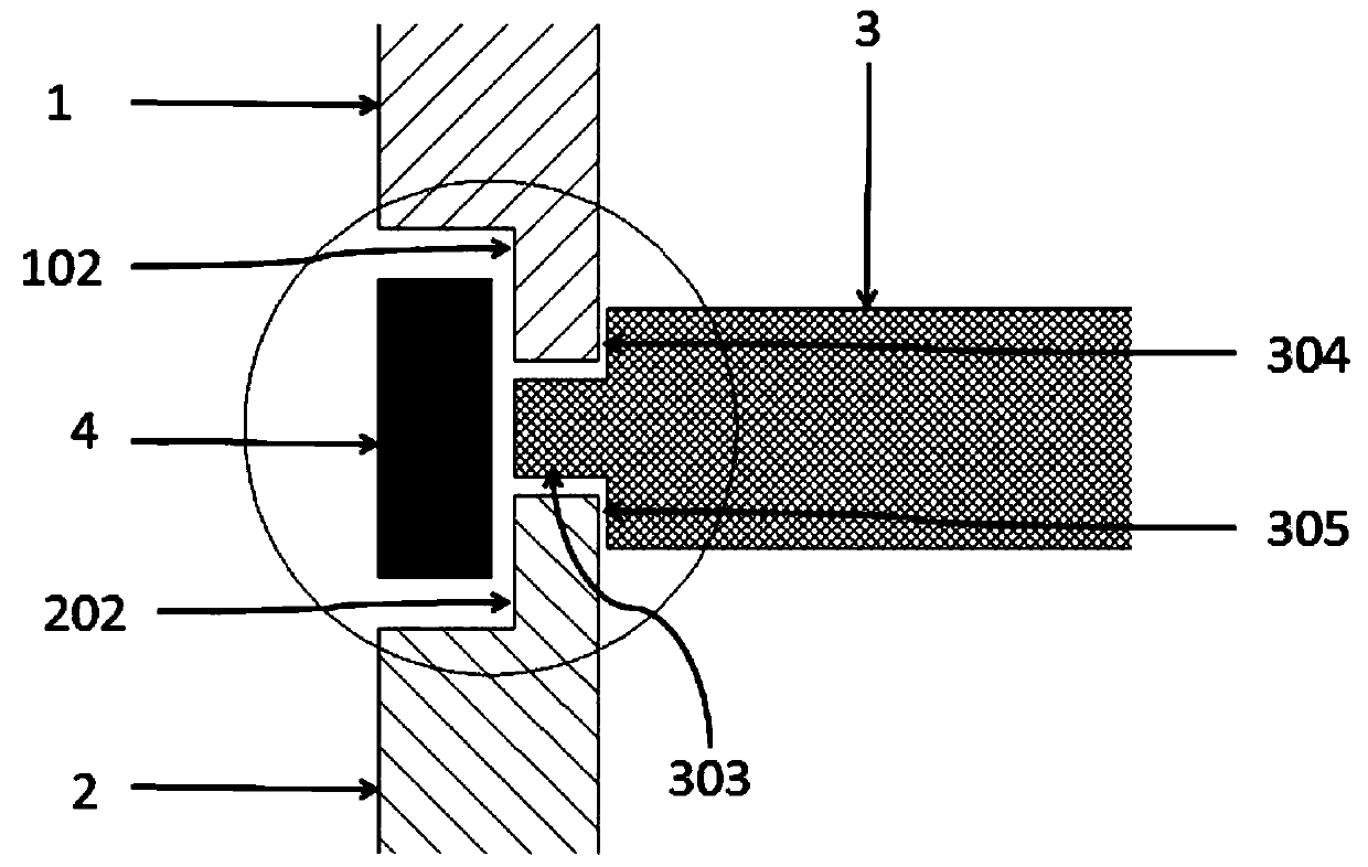 Electromagnetic shielding device, microwave component, signal transmission device and airtight brazing method