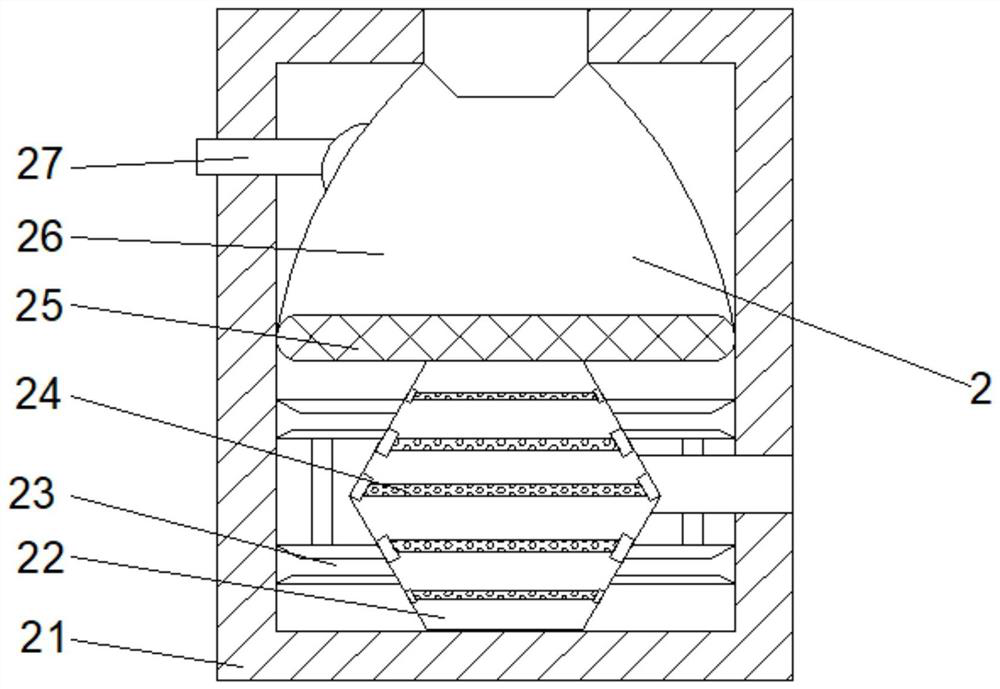 Desulfurization and denitrification device with dust removal function