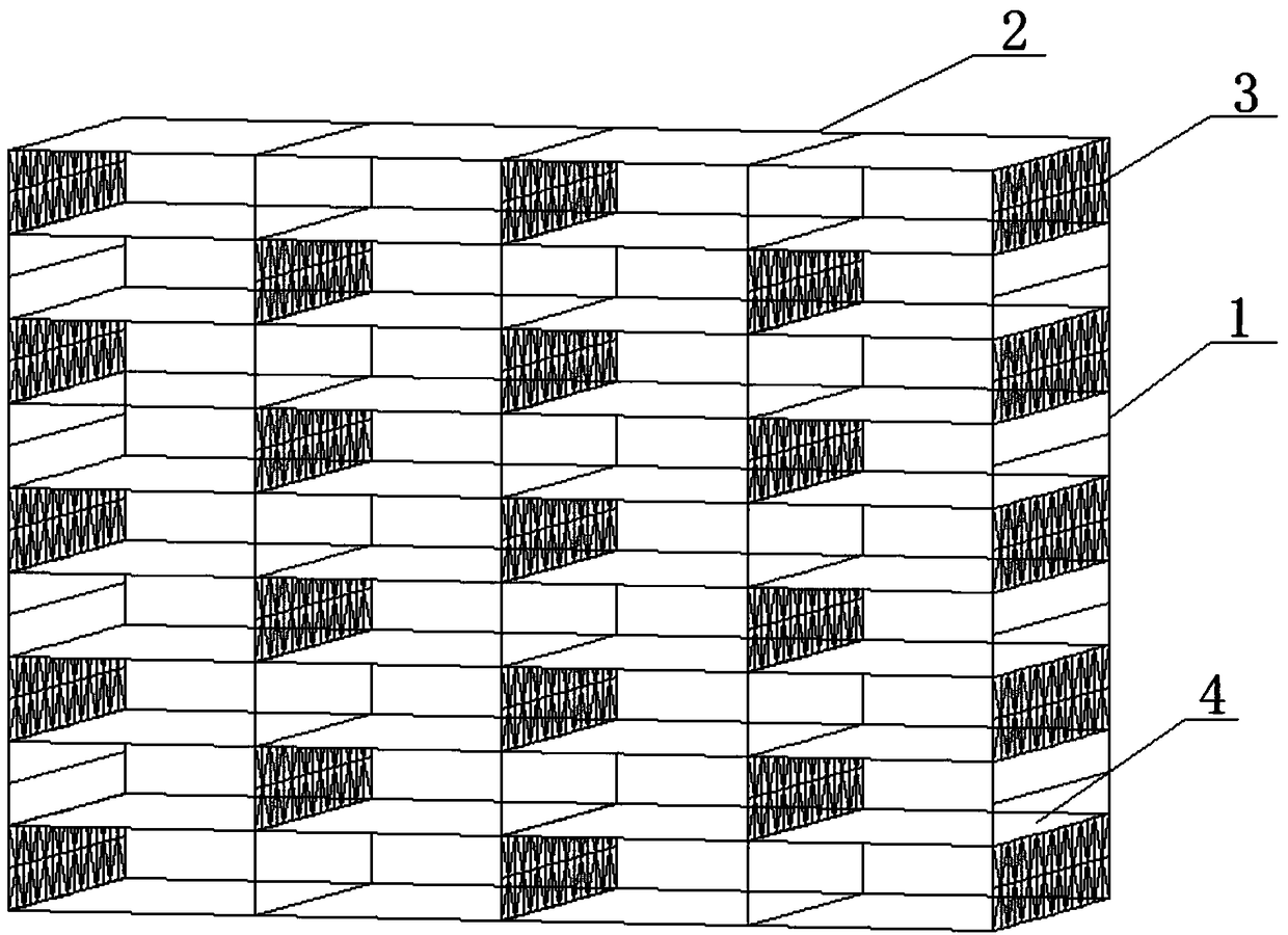 Meter-shaped steel structure staggered truss system and construction method thereof