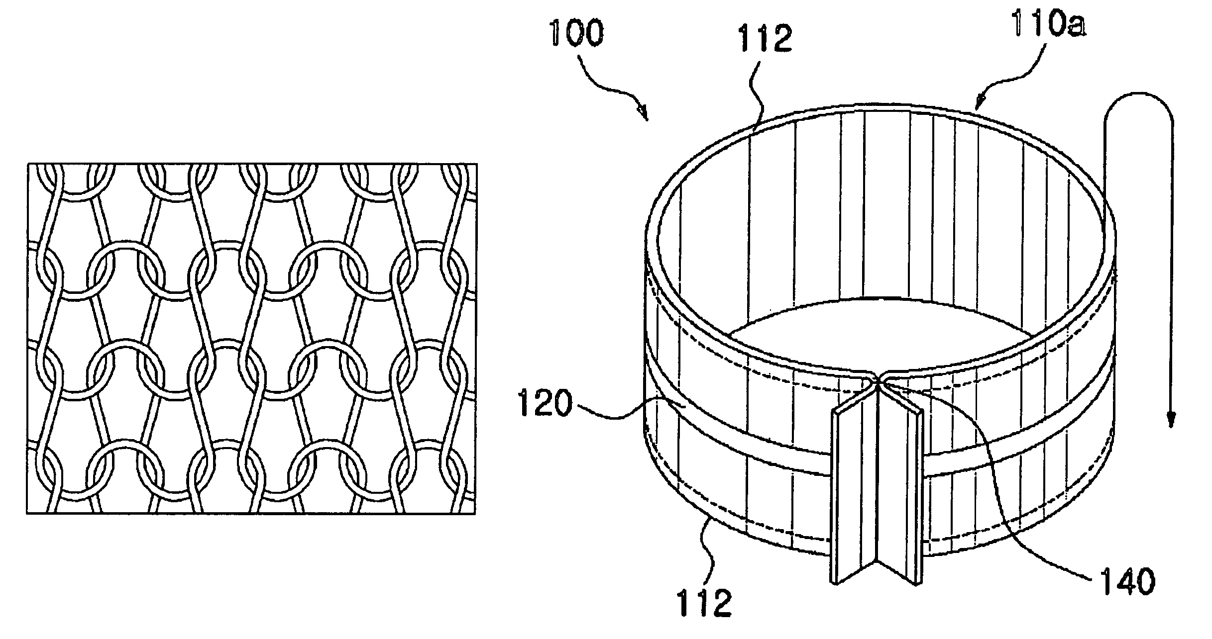 Knit material collar for preventing an extension, producing method thereof, and upper garment with the collar
