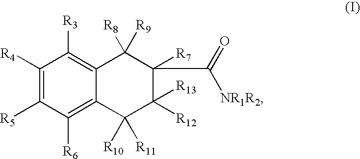 Tetraline derivatives as ghrelin receptor modulators