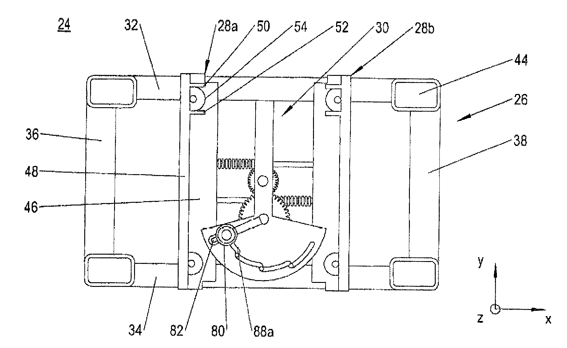 Seat bench transport device