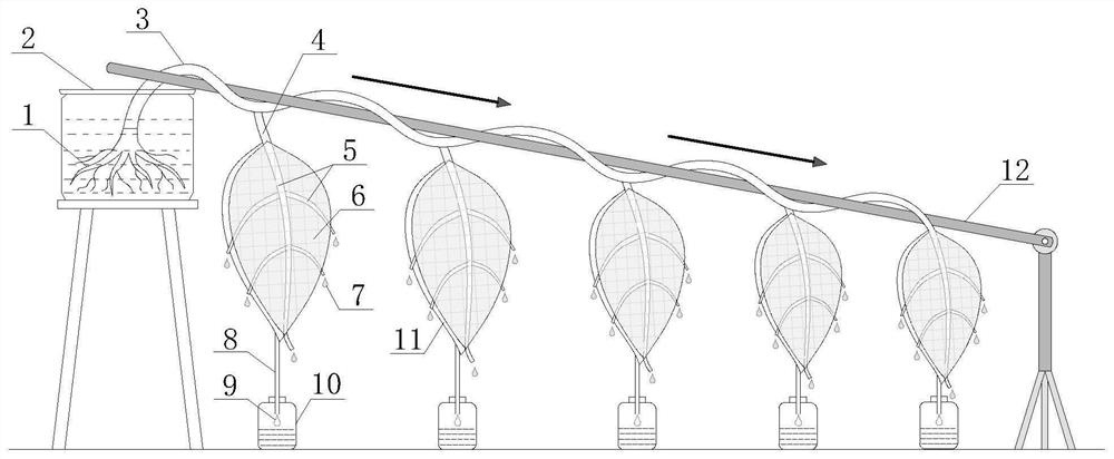 Plant bionic solar distiller