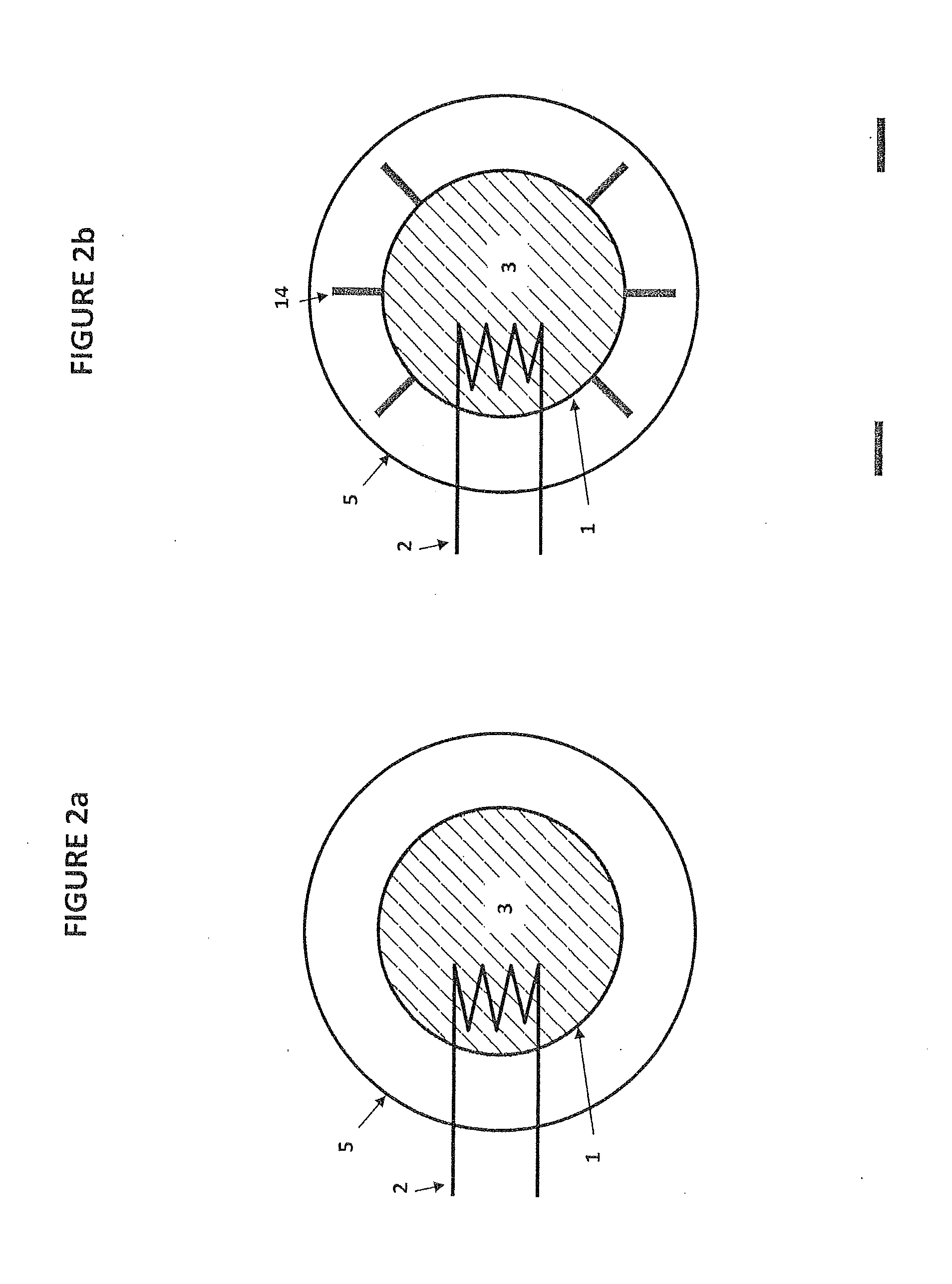 Method and device for controlling effective heat transfer in a solid gas storage system