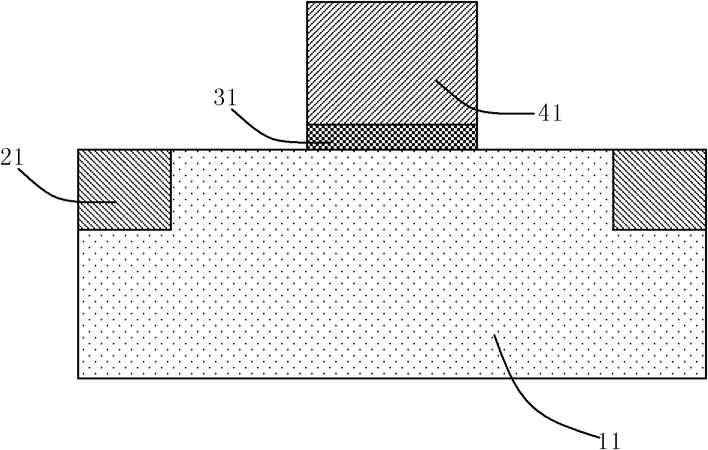 Preparation method of field effect transistor