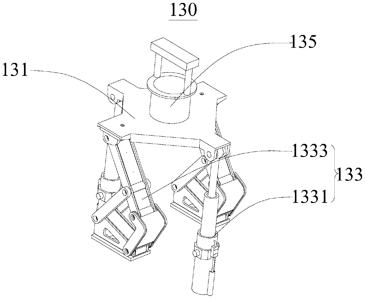 Side anchor rod drilling carriage