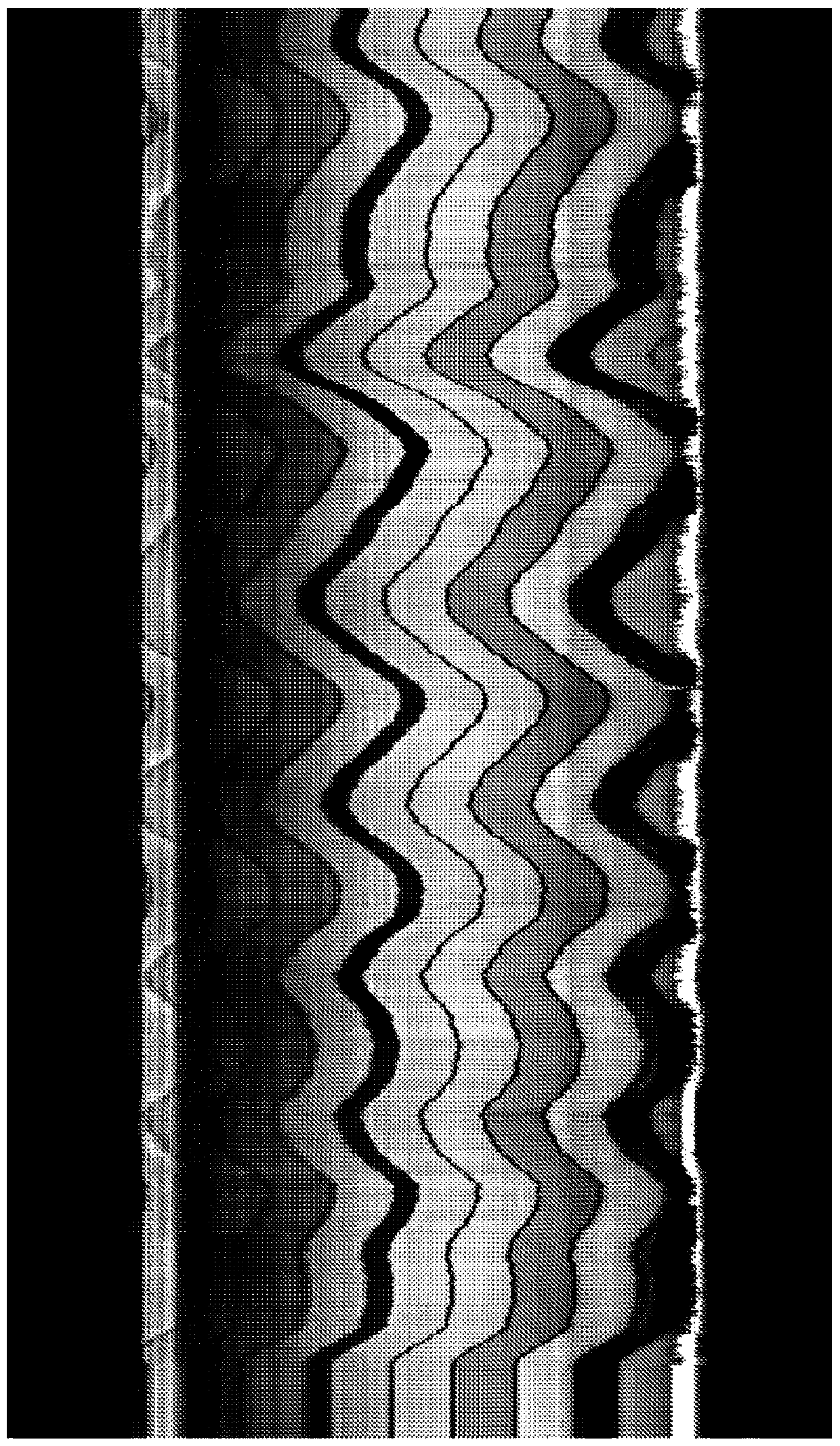 Diffraction imaging of grooved structures on optical bands