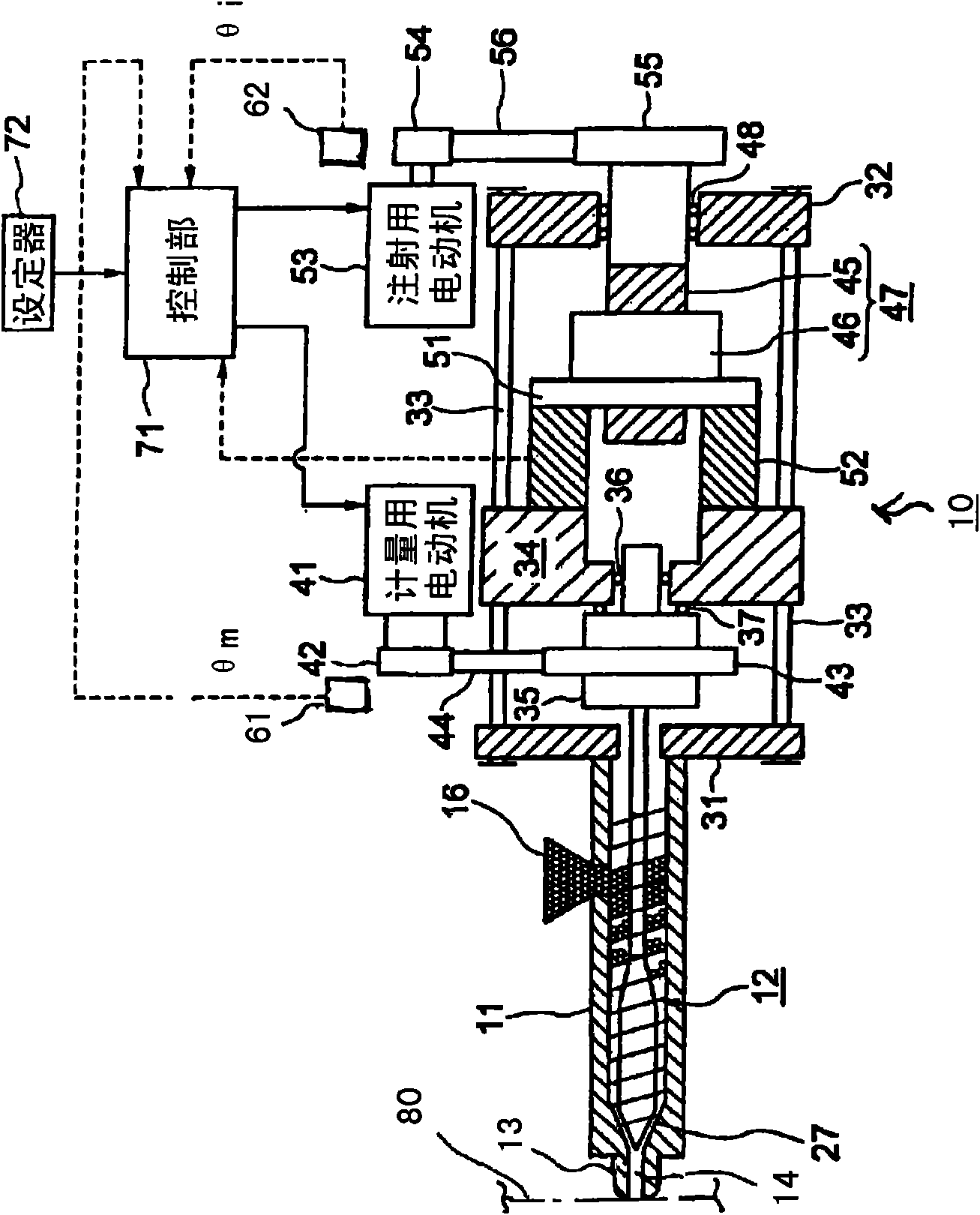Injection controlling device and injection controlling method