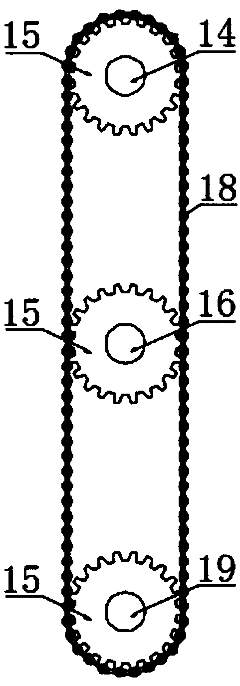 Agricultural swinging winnowing device
