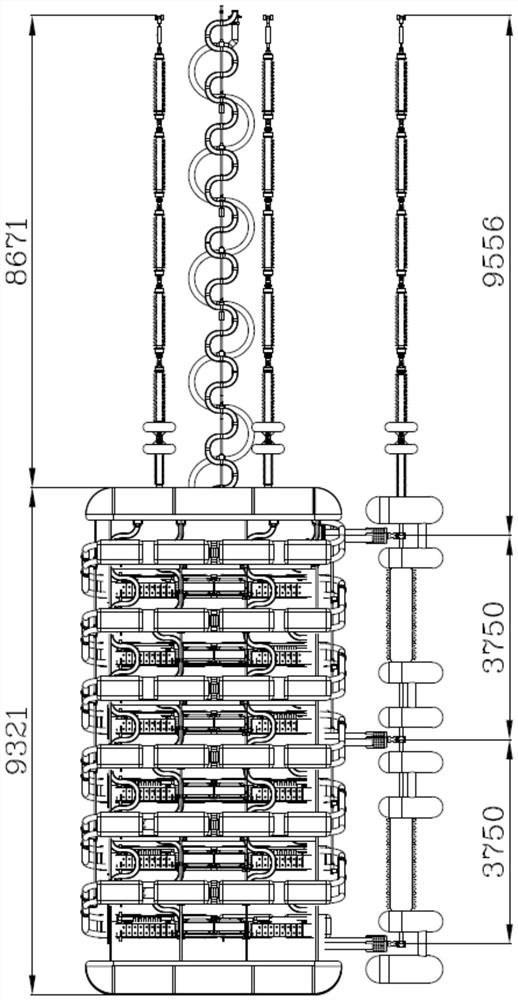 Converter valve anti-seismic analysis Abaqus parametric modeling method based on Python and storage medium
