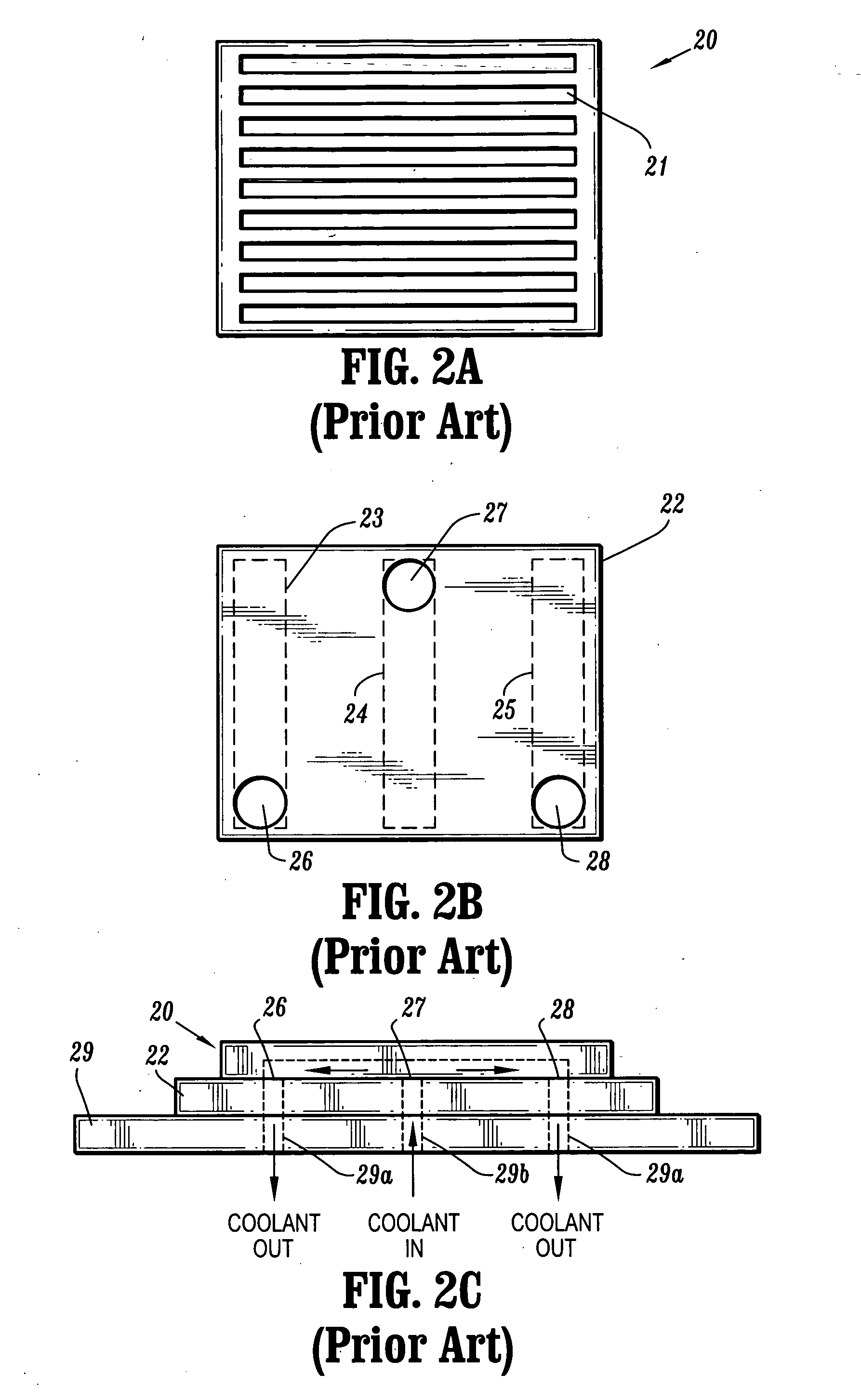 Apparatus and methods for microchannel cooling of semiconductor integrated circuit packages
