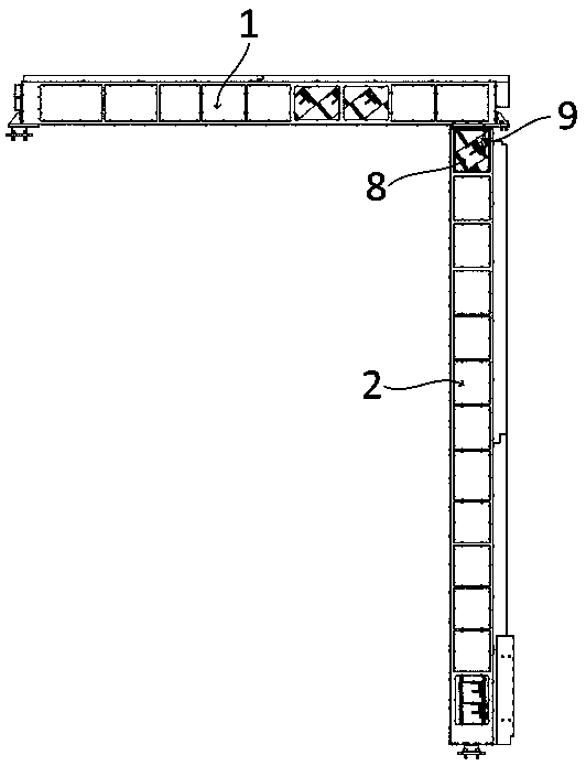 Large X-ray inspection system detector structure