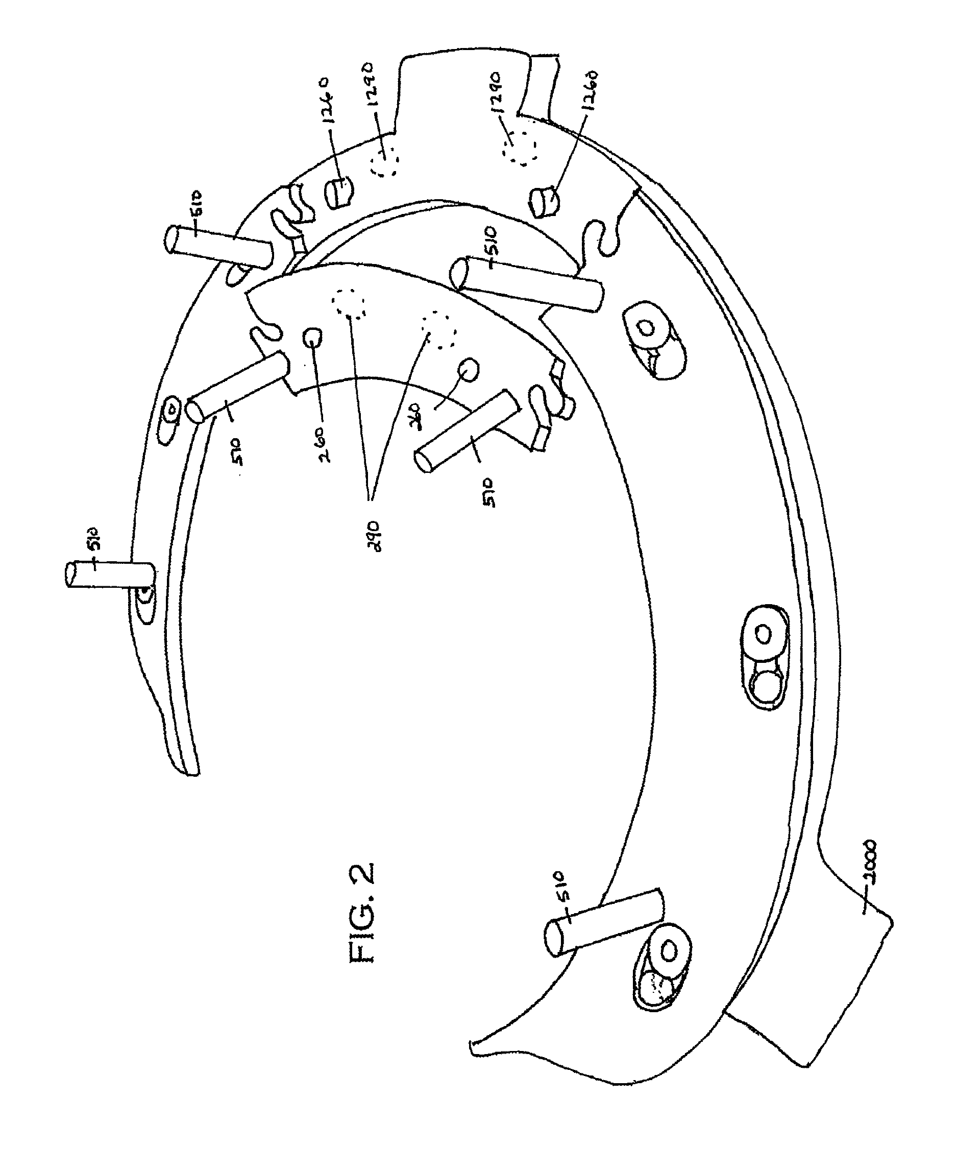 Magnetic fastening system and method for change parts