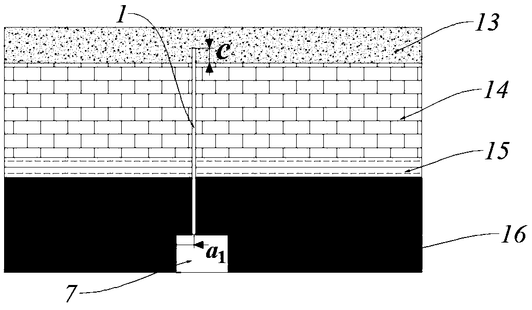 Construction method for stable top plate-coal pillar structure along empty coal roadway through fully-mechanized caving