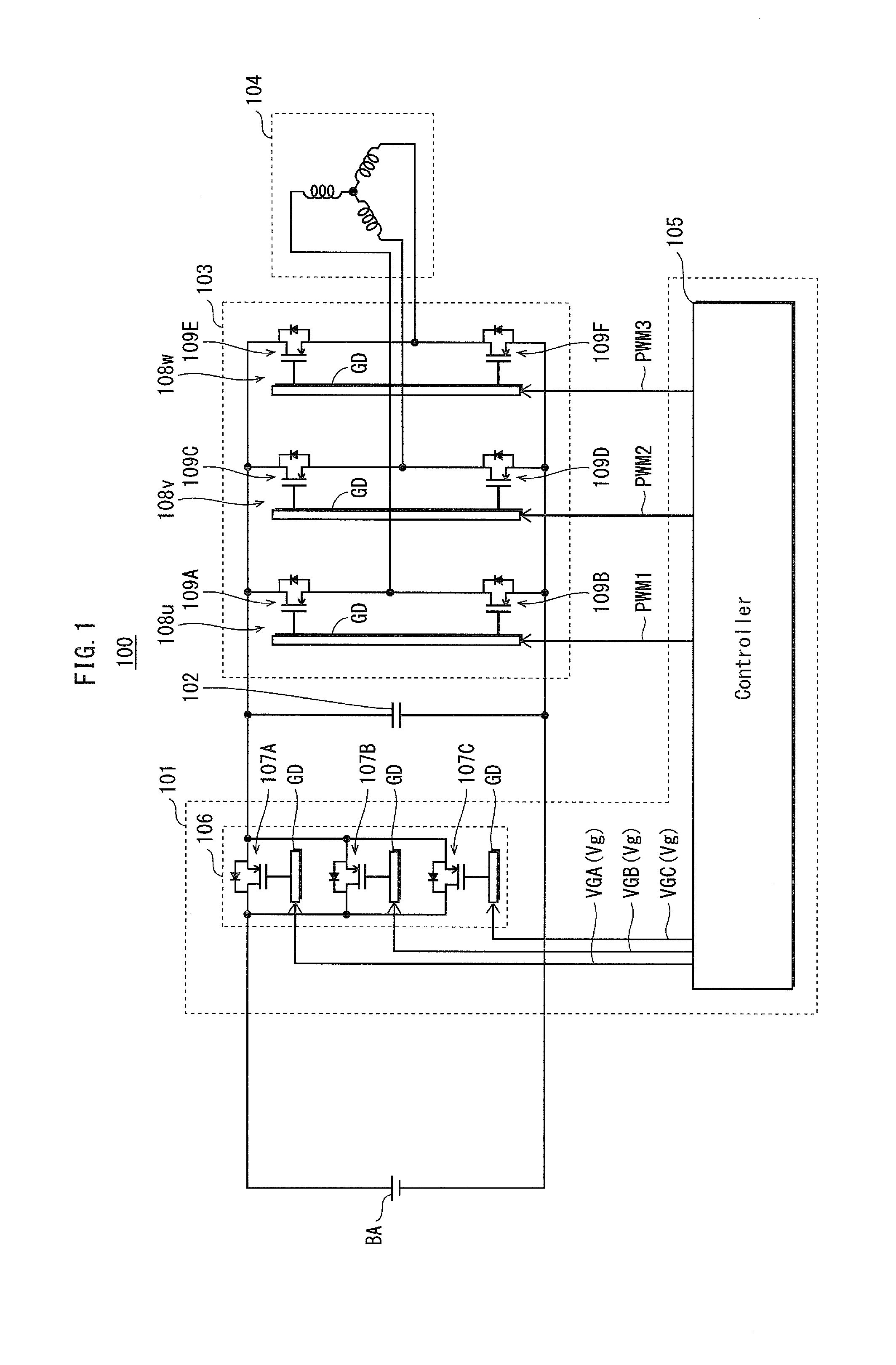 Power source switch device and power source system provided with same
