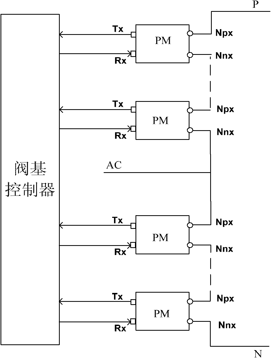 Failure protection method for high-order energy gaining power supply