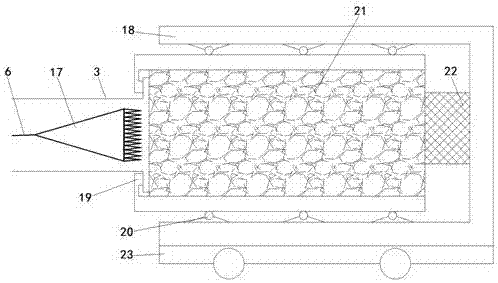 Rotary drilling large-scale experimental bench with adjustable well deviation and vertical-depth ratio