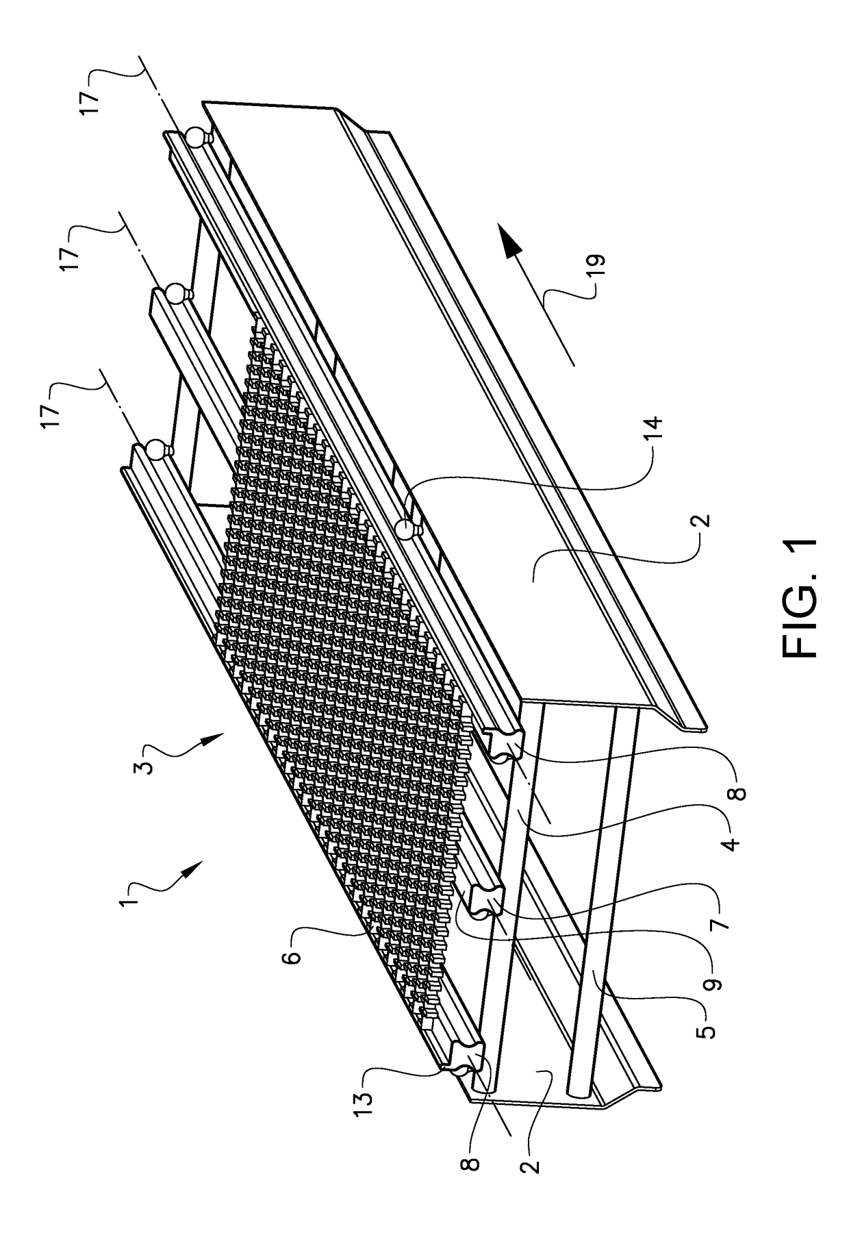 Conveyor support rail attachment, support rail and conveyor