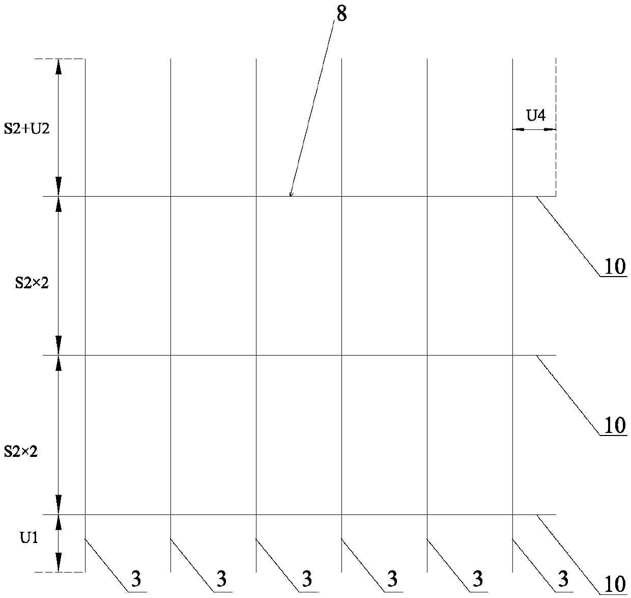 Fabricated steel welded mesh and preparation method thereof