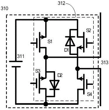 Converter circuit based on nine-switch structure