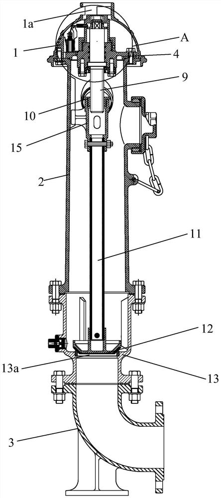 Water supplied hydrant with water stealing prevention function