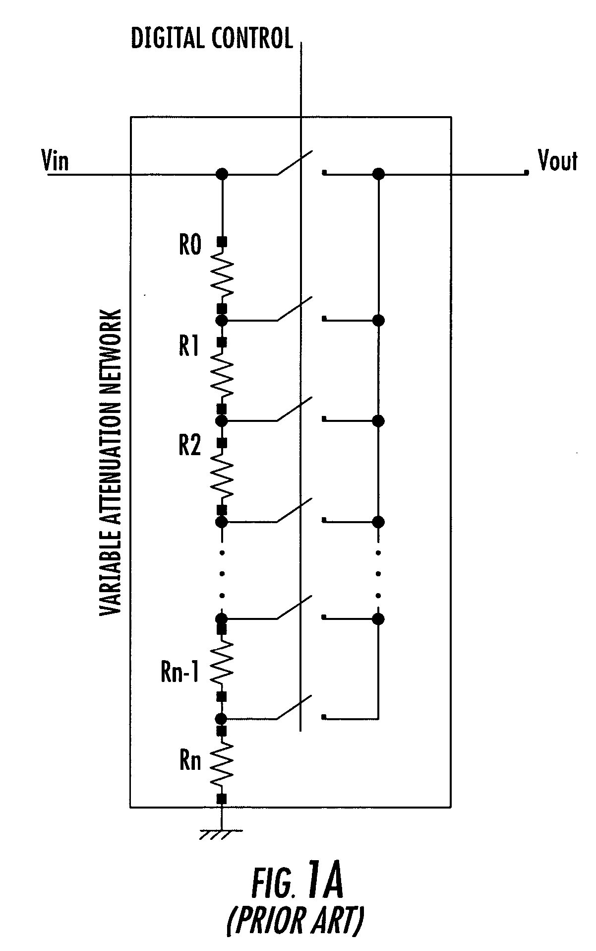 Variable attenuation network