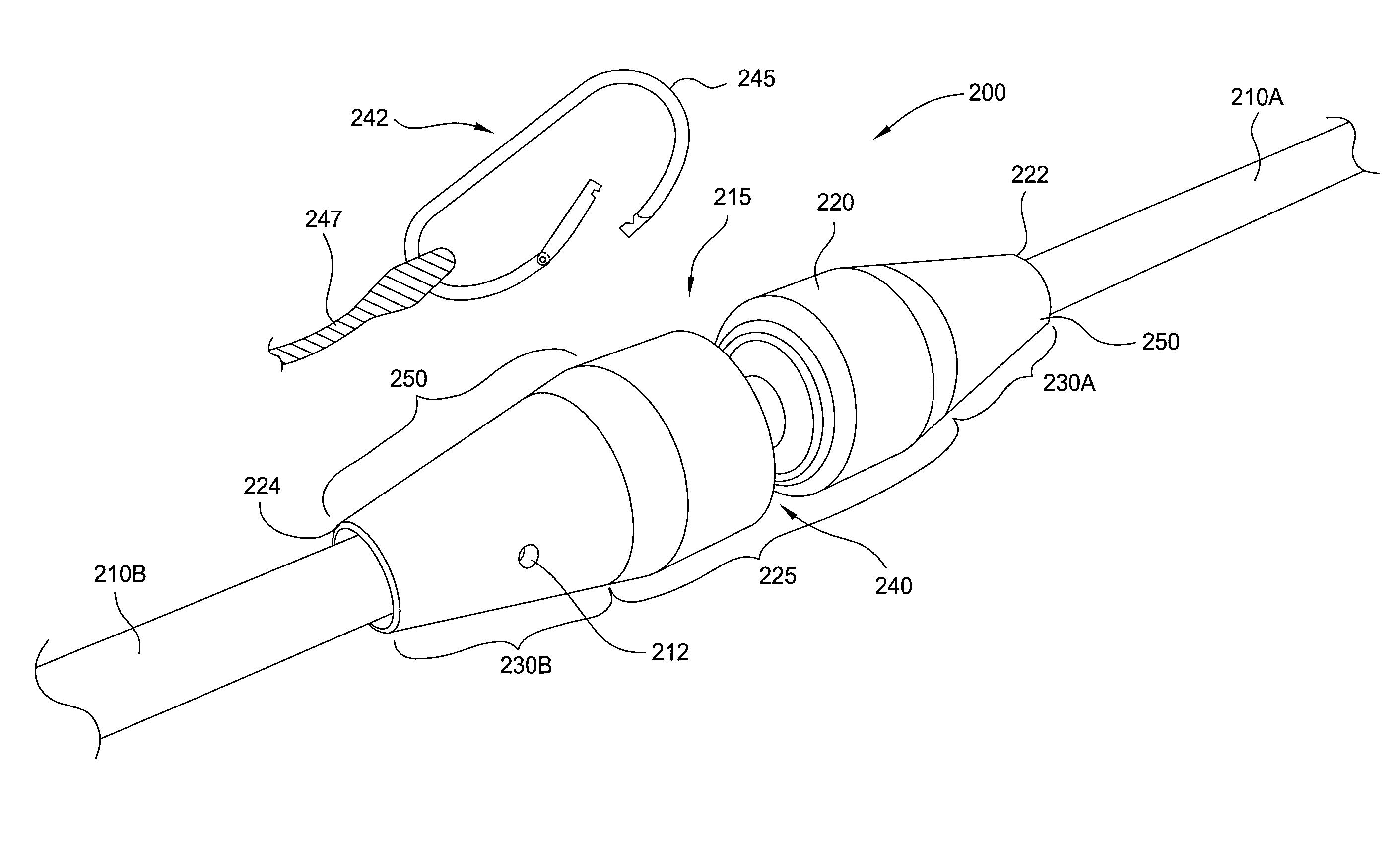 Connector for seismic cable