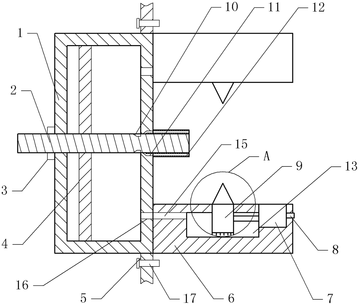 Lubricating device for maintaining equipment