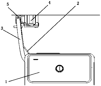 Power supply structure, water tank and toilet