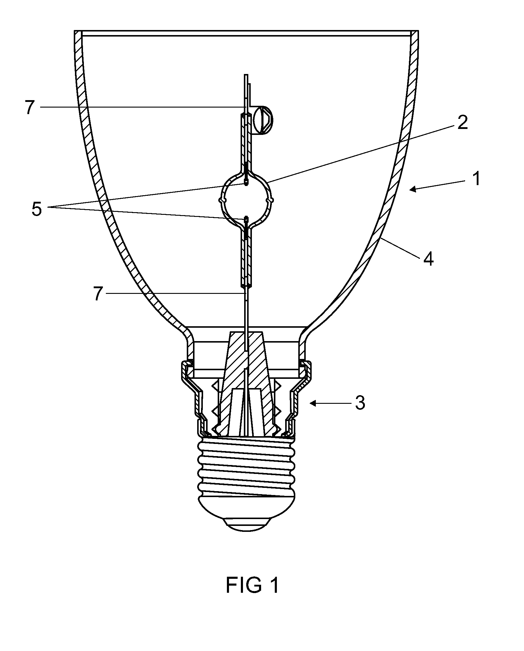 High pressure discharge lamp