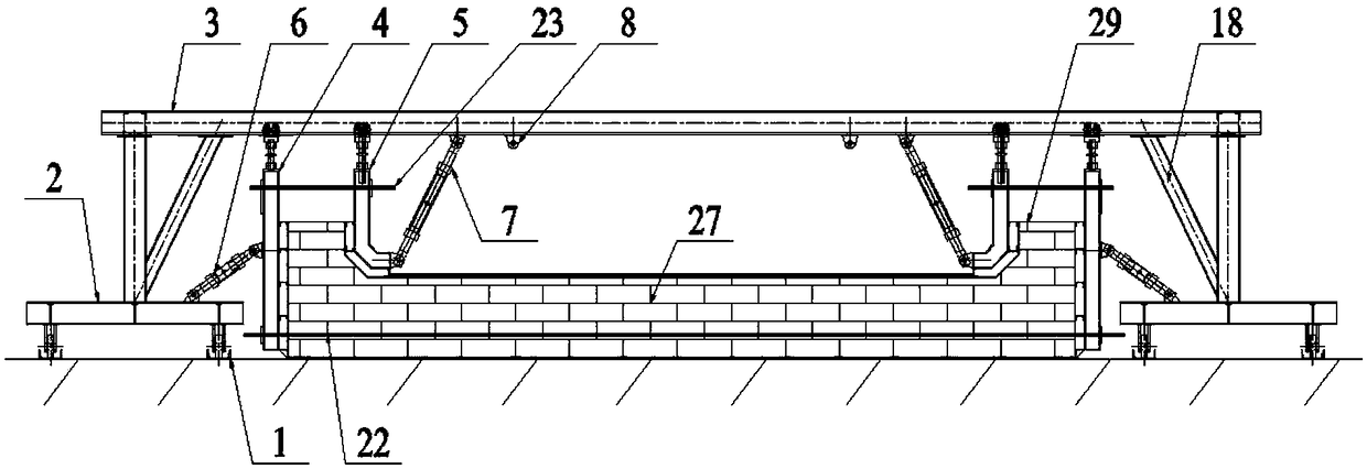 A full hydraulic formwork system for culvert pouring