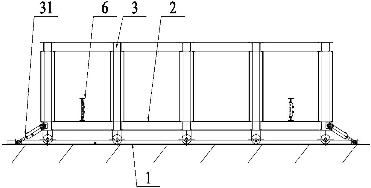 A full hydraulic formwork system for culvert pouring