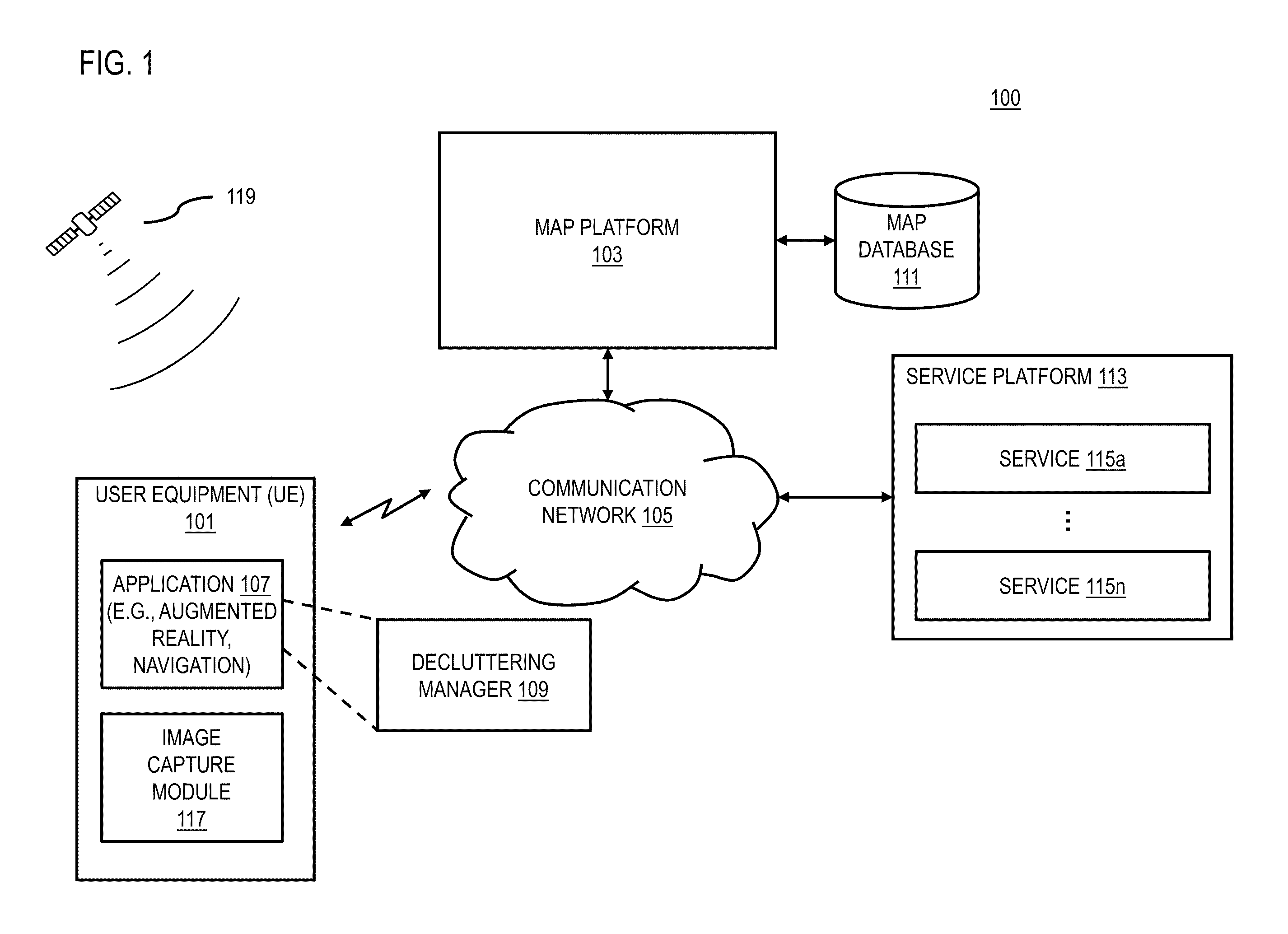 Method and apparatus for decluttering a mapping display