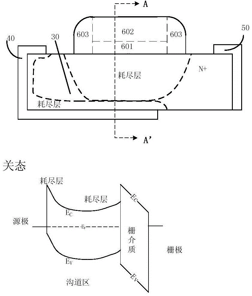 Junctionless tunneling field effect transistor and formation method thereof