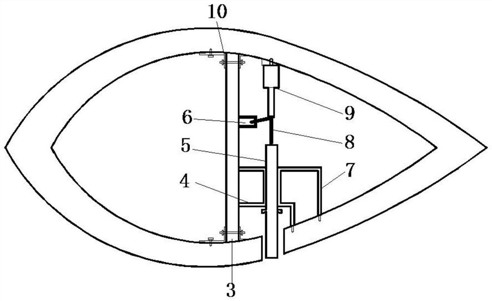 Controllable two-stage flap extending system carried by blades of wind driven generator