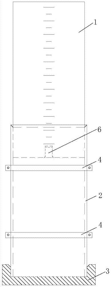 Mold and method for preparing artificial rock core with non-penetrating holes