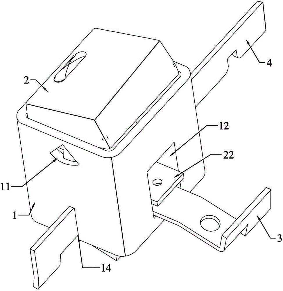 Rocker switch structure and switch socket thereof