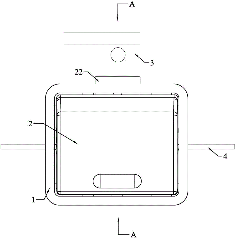 Rocker switch structure and switch socket thereof