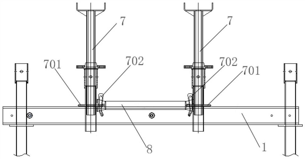Adjustable limiting device for joist