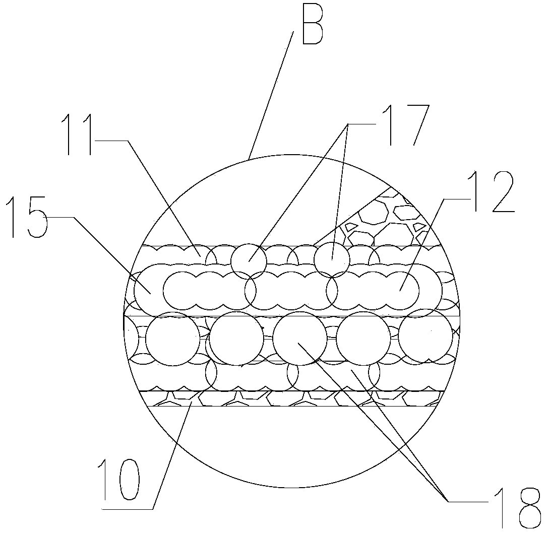 Agitation pile water stopping curtain for reclamation deep and thick block stone area and construction method thereof