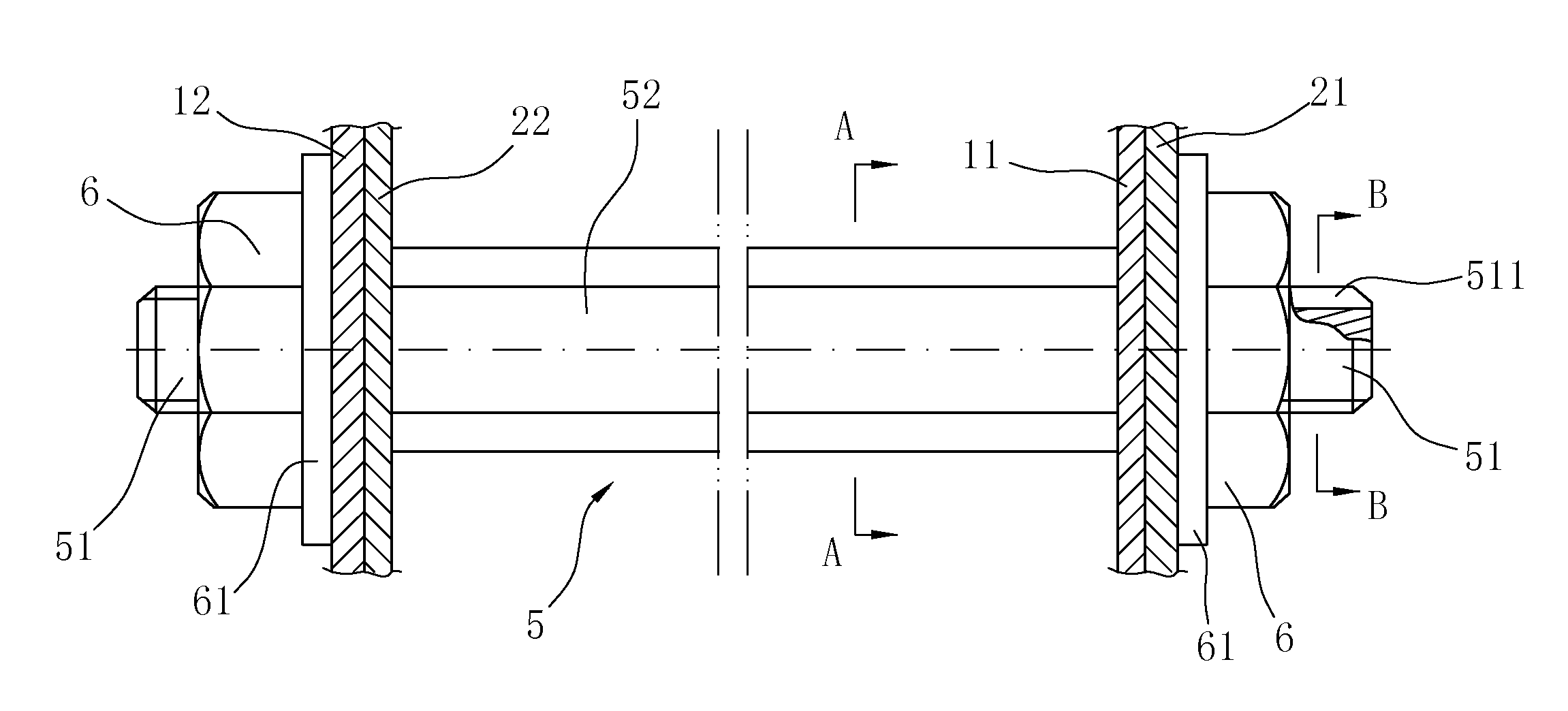 Unconventional Bolt and a Fastening Device Using the Unconventional Bolt Thereof