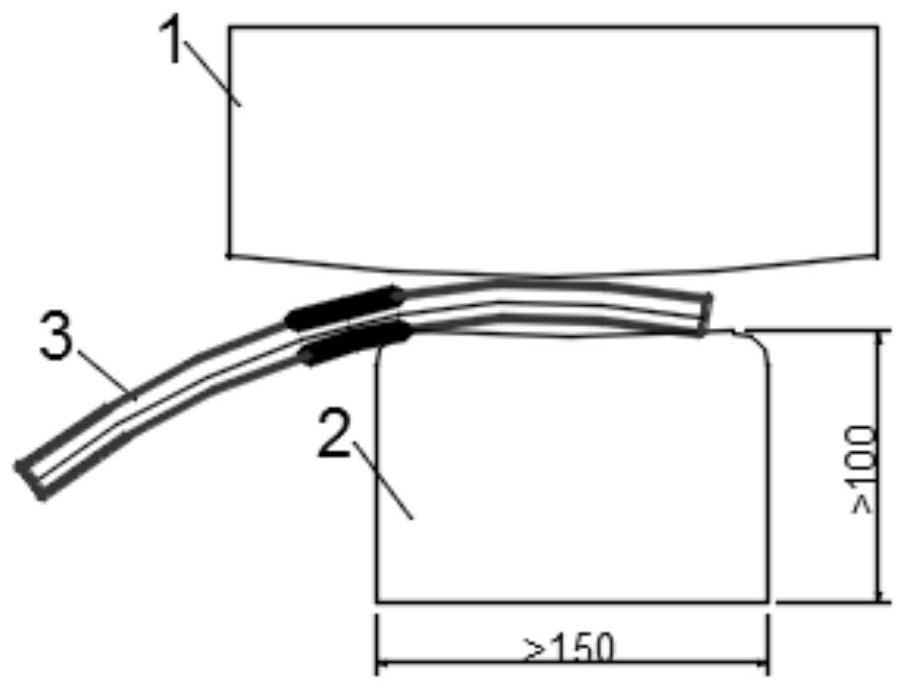 Pressing and flattening method for strip-shaped transverse tensile sample of steel pipe