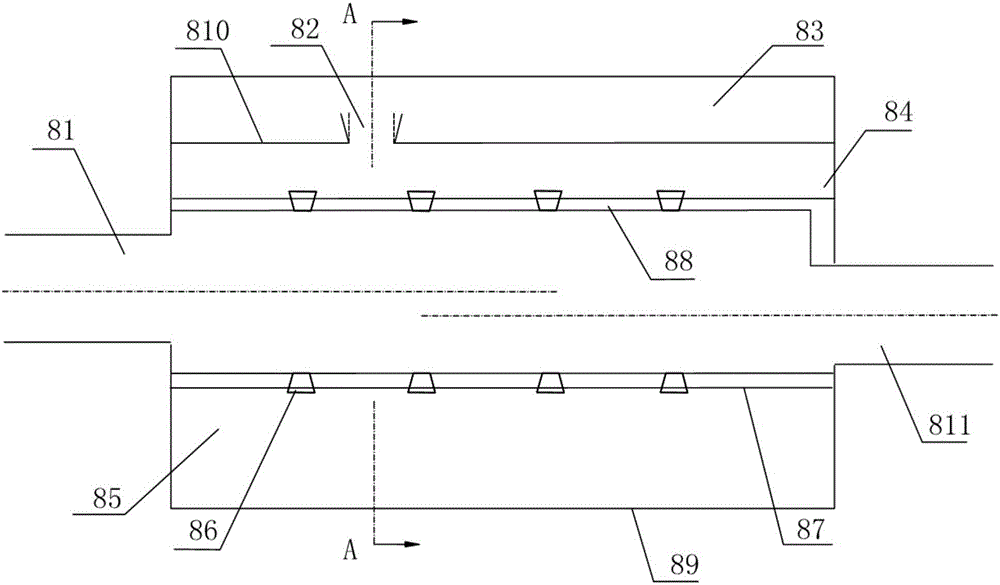 Oil filtering device adopting variable structure filtering, magnetizing and adsorbing and rotating magnetic field