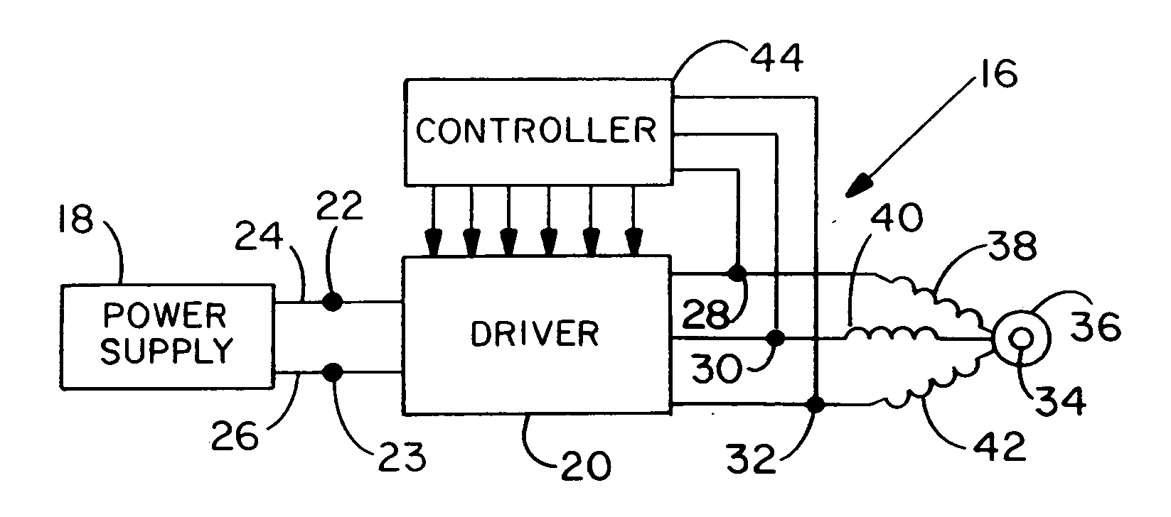 Brushless DC Motor with Reduced Current Ripple