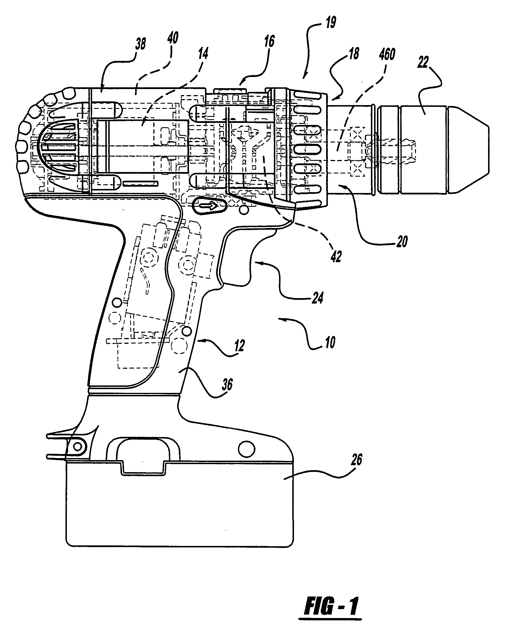 Hammer drill with a mode changeover mechanism